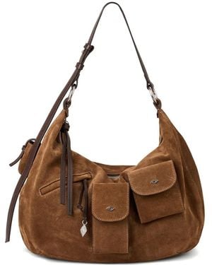 Ba&sh Arya Pockets Shoulder Bag - Brown