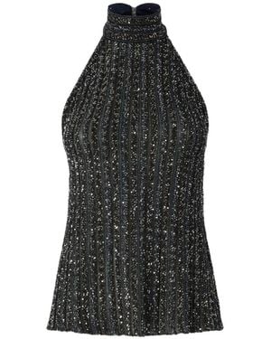 Missoni Top Con Lentejuelas - Negro