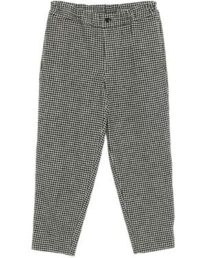 COMME DES GARÇON BLACK Houndstooth Trousers - Grey