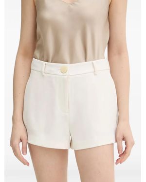 ARMANI EXCHANGE Tone Button Tailored Shorts - Natural