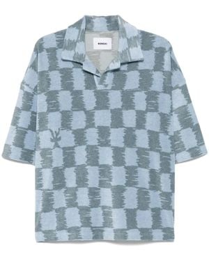 Bonsai Checkerboard T-Shirt - Blue