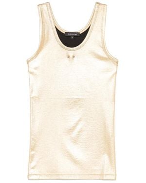Barbara Bui Ribbed Jersey Tank Top - Natural