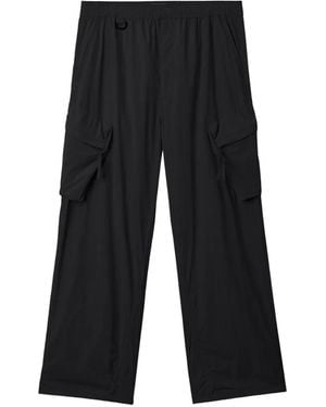 Izzue Cargo-Pocket Trousers - Black