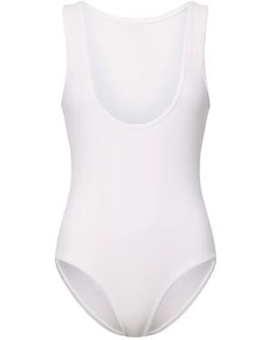 Loulou de Saison Scoop-Neck Swimsuit - White