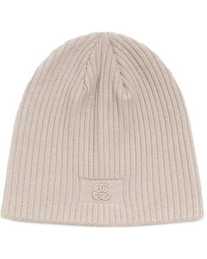 Stussy Ss-Link Ribbed Skull Cap - Natural