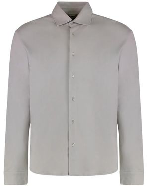Moorer Buttoned Shirt - Grey