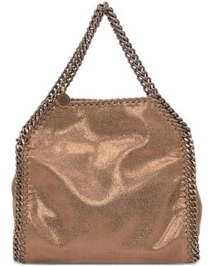 Stella McCartney Borsa Tote Falabella Mini - Marrone