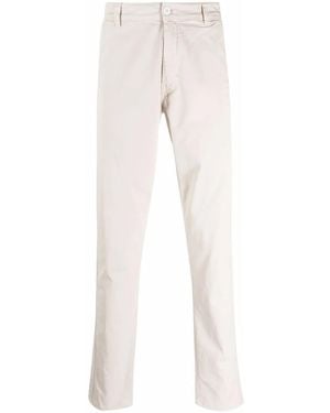 Aspesi Mid-Rise Straight-Leg Chinos - Natural