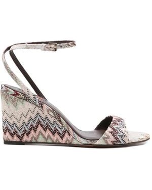 Missoni Ankle-Strap Sandals - White