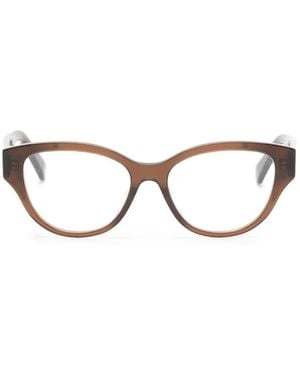 BVLGARI Gafas Tubogas Con Montura Cat Eye - Marrón