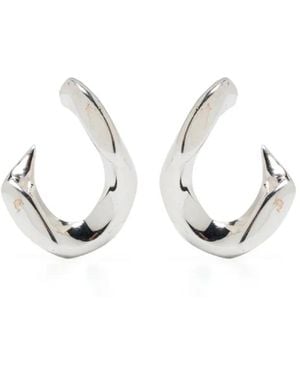 Annelise Michelson Déchainée Hoop Earrings - White