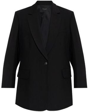Rag & Bone Single-Breasted Blazer - Black