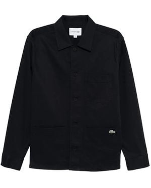 Lacoste Logo Shirt Jacket - Blue
