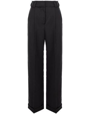CuAnna Hilda Frayed Pants - Black