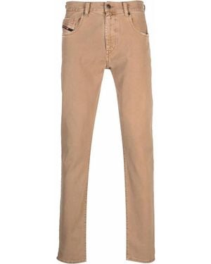 DIESEL D-Strukt Joggjeans Straight-Leg Trousers - Natural