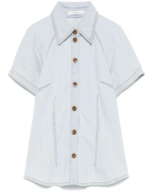 Zimmermann Tallow Shirt - White