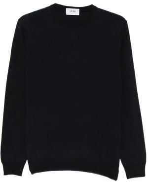 VELA SHOP Crew-Neck Long-Sleeve Jumper - Black