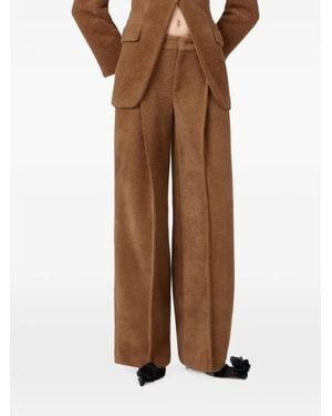 GIUSEPPE DI MORABITO Wide-Leg Pants - Brown