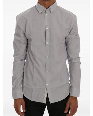 Frankie Morello Button-Down Shirt - Gray