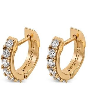 Emanuele Bicocchi Crystal Hoop Earrings - Metallic