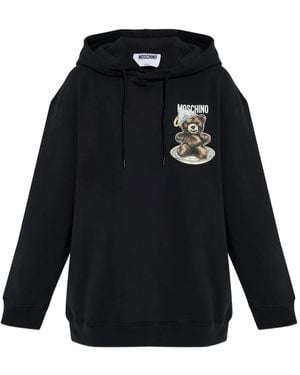 Moschino Teddy-Bear Hoodie - Blue