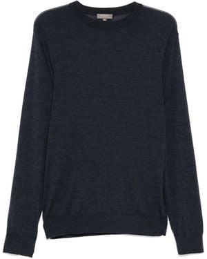 N.Peal Cashmere Covent FG Pullover mit rundem Ausschnitt - Blau