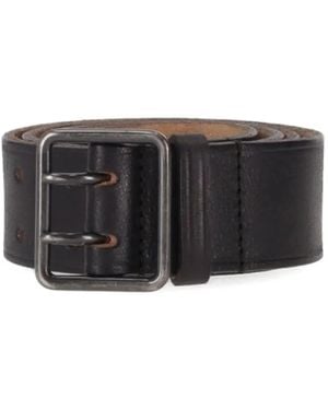 DSquared² Geperforeerde Leren Riem - Zwart