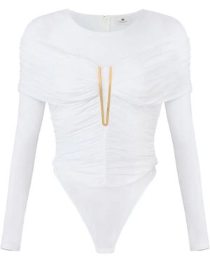 Elisabetta Franchi Bodysuit - White