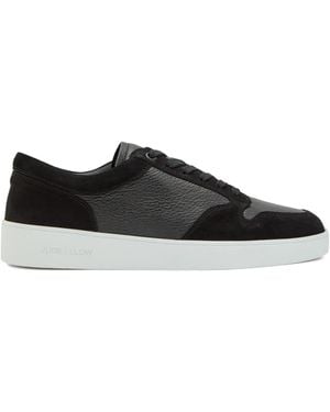 Jude Llow Panelled Lace-Up Trainers - Black