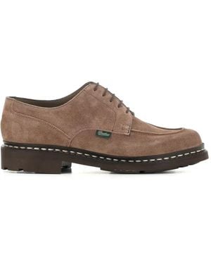 Paraboot Derbies Chambord En Daim - Brown