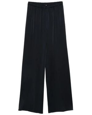 Antonelli Pantalon Ample Tiete À Taille Élastiquée - Blue