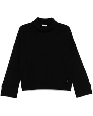 Liu Jo Roll-Neck Jumper - Black