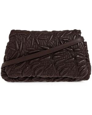 Munthe Foluke Quilted Clutch Bag - Brown