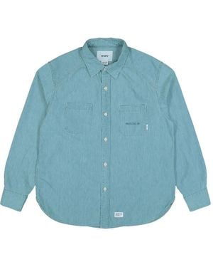 WTAPS Cb Long-Sleeved Shirt - Blue