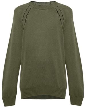 Jil Sander Fine-Knit Cotton Jumper - Green