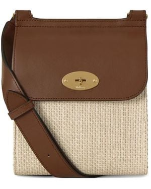 Mulberry Small Anthony Raffia Messenger Bag - Brown