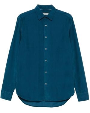 Canali ロングスリーブ シャツ - ブルー