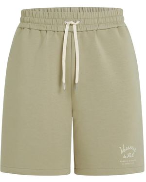KARL LAGERFELD Relaxed-Fit Short With Elastic Waistband And Logo Accent - Green