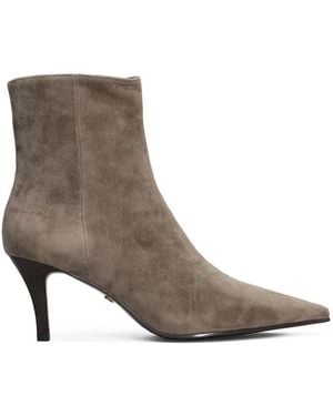 Lola Cruz Bottines Luzia 70 À Bout Pointu - Marron