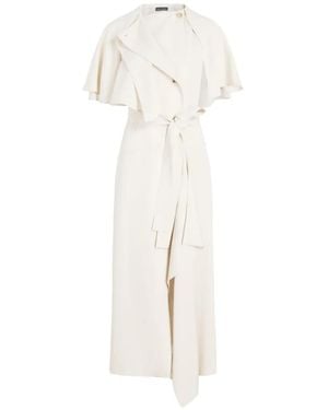 Proenza Schouler Isolde Tie Belt Midi Dress - White