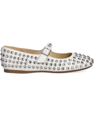 Guess Studded Ballet Flats - White