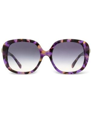 COACH Square-Frame Sunglasses - Purple