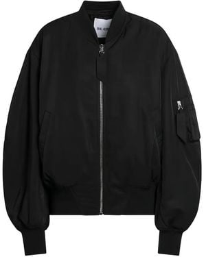 The Attico Zip-Up Bomber Jacket - Black