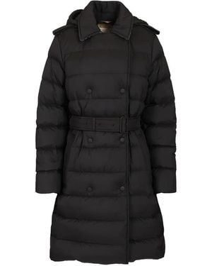 Burberry Kent Quilted Coat - Black