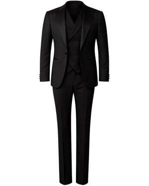 Franzese Collection Beckham Three-Piece Suit - Black