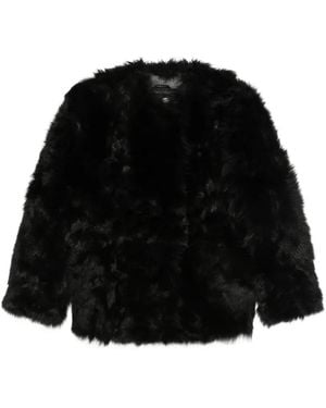 Soft Goat Cappotto - Nero