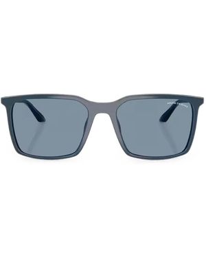 ARMANI EXCHANGE Rectangle-Frame Sunglasses - Blue