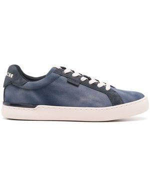 COACH Lowline Canvas Trainers - Blue