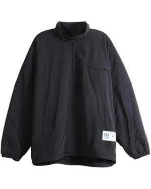Willy Chavarria Willy Quarter-Zip Logo-Patch Jacket - Black