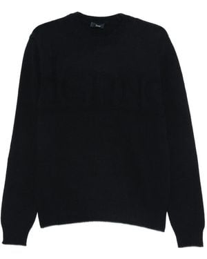 Herno Logo-embossed sweater - Negro